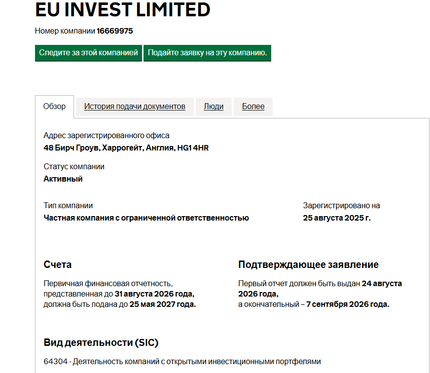 обзор на EU-INVEST