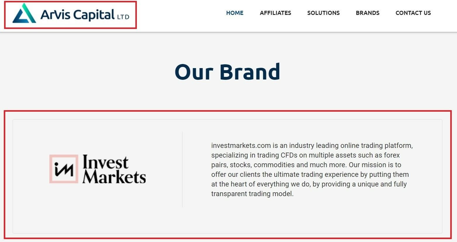 InvestMarkets обзор
