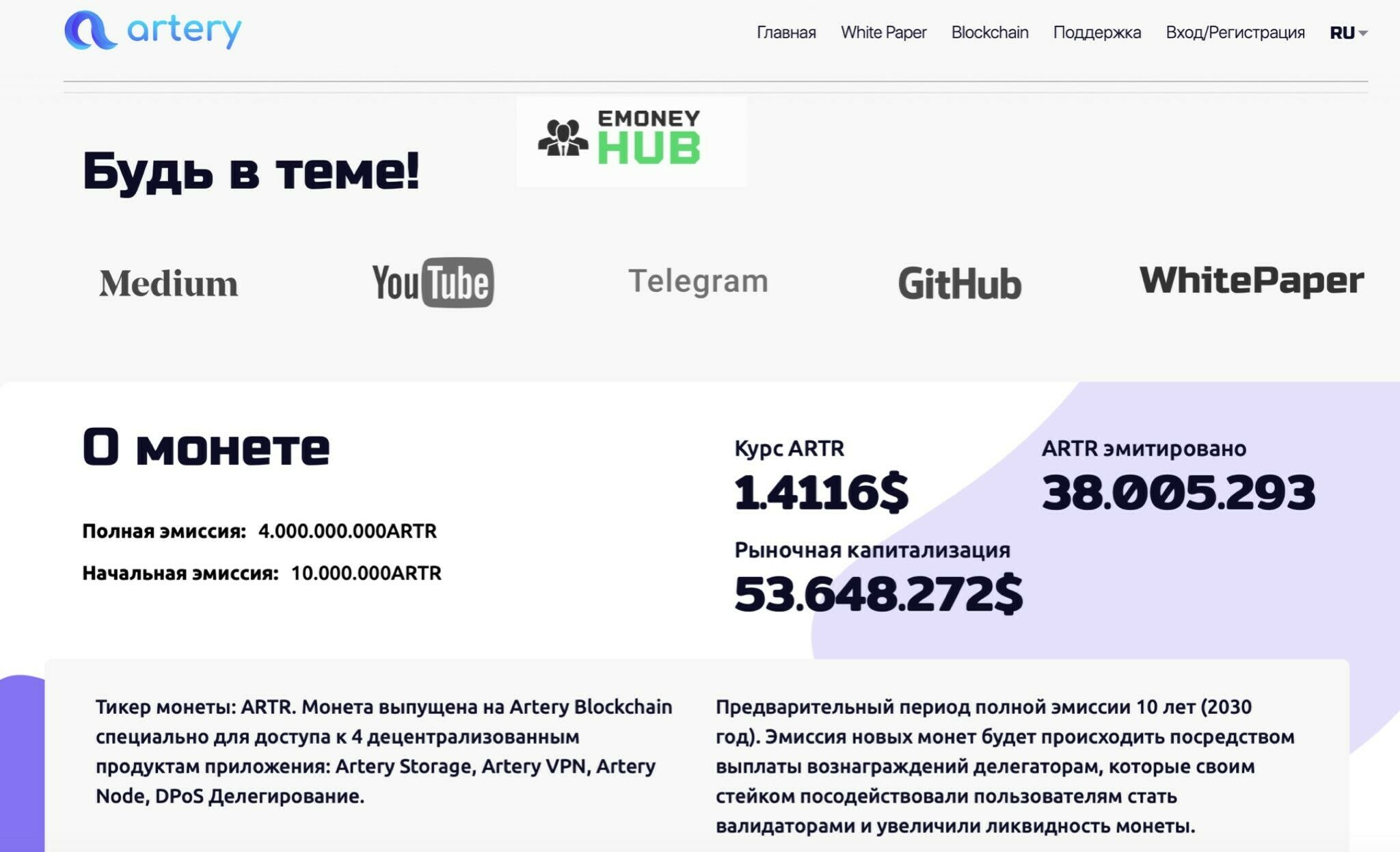 Artery Network отзывы и обзор