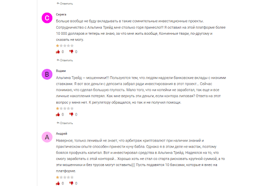 Отзывы о Alpina Trade