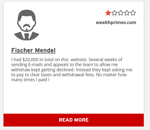 WealthPrimes Investment отзыв
