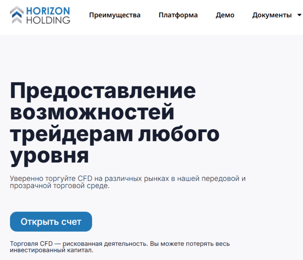 обзор на Horizon Holding