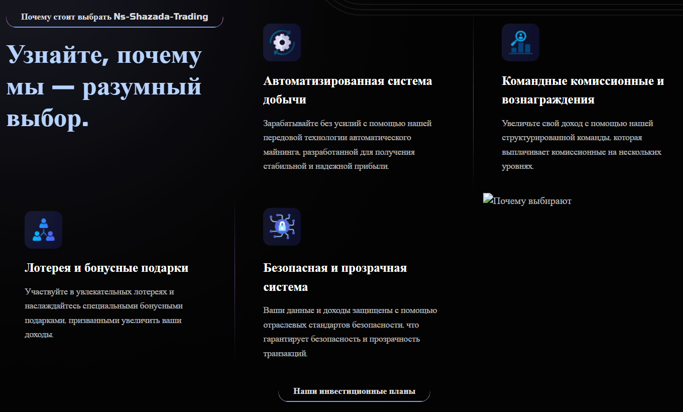 что известно? N-s-Shazada-Trading