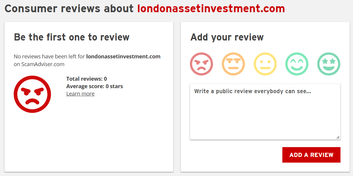 отзывы о London Asset Investment