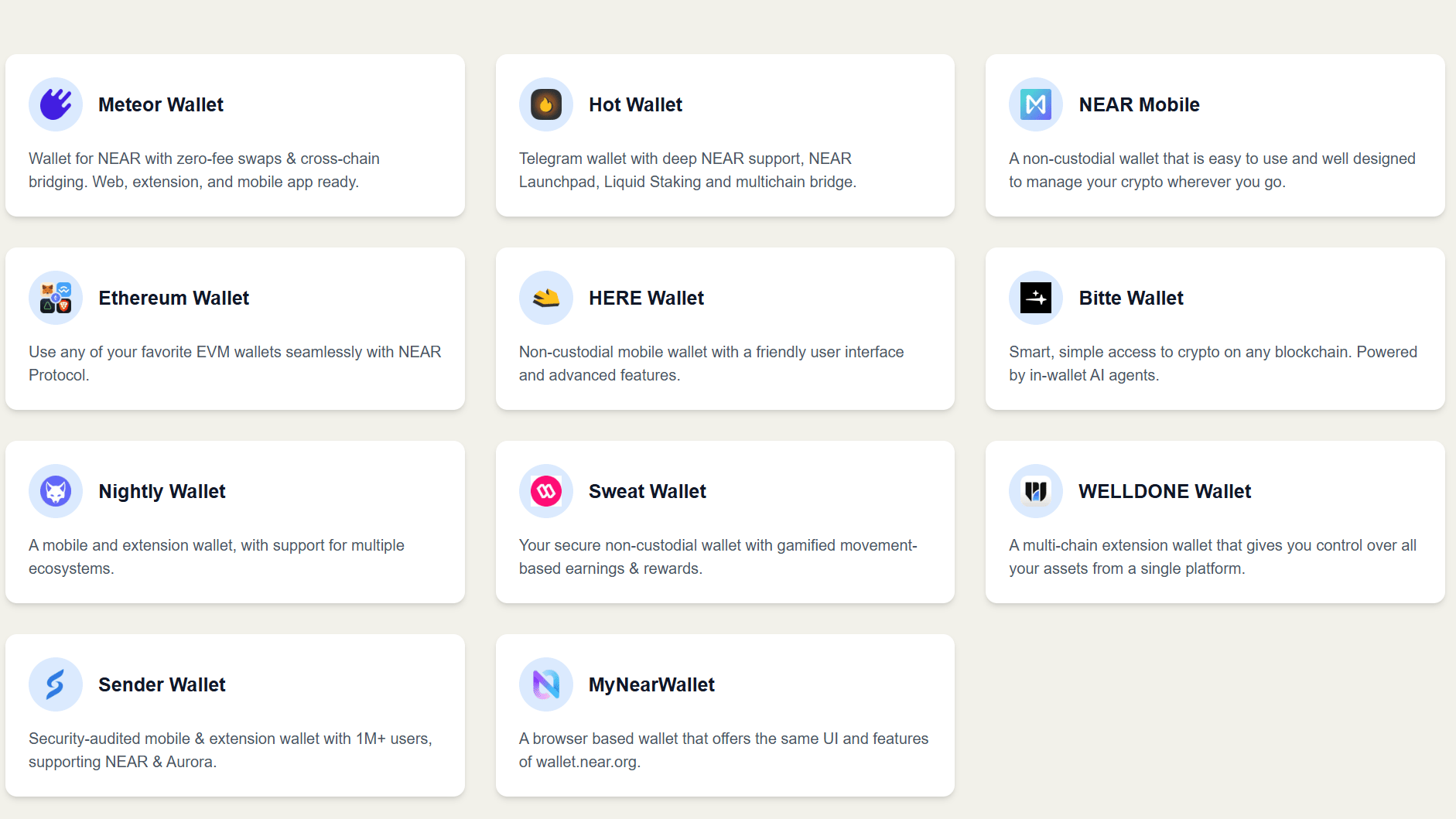 обзор Near Wallet