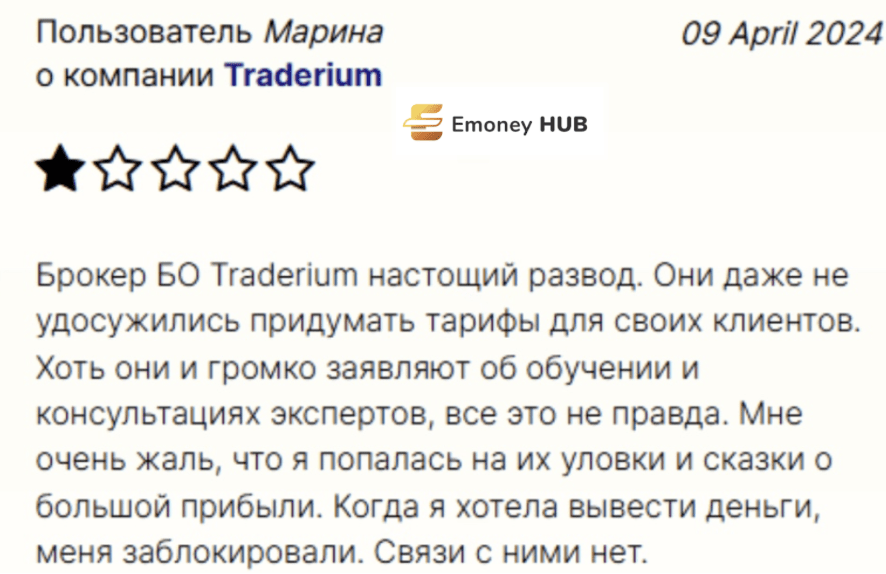 отзыв о Traderium