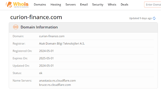 Curion Finance мошенник