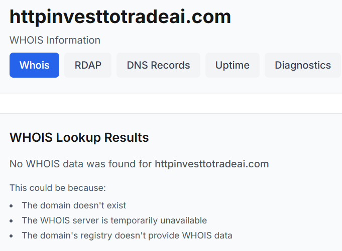 INVEST TO TRADE AI скам