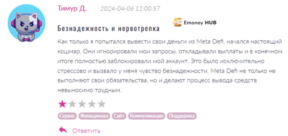 Meta Defi отзывы