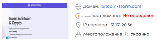 Компания Bitcoin Storm обзор