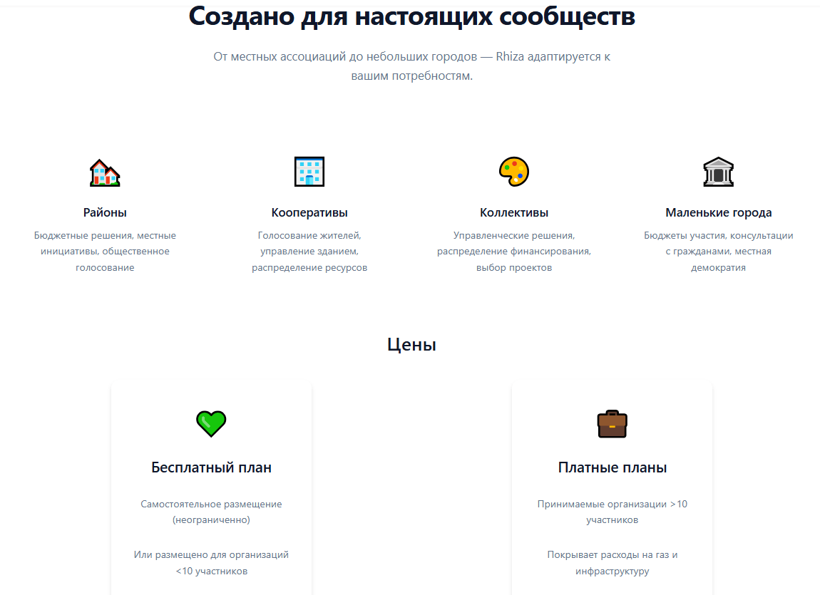 что известно о Rhiza Network