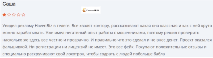 havenbiz.com отзывы