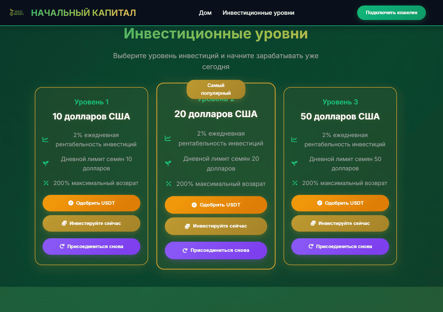 обзор на SEED MONEY