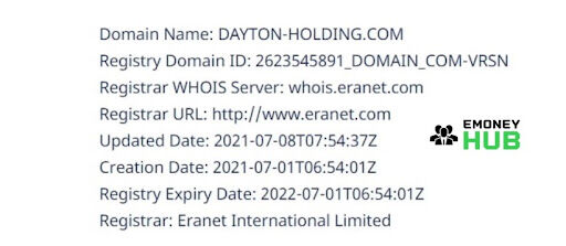 Развод Dayton Holding 