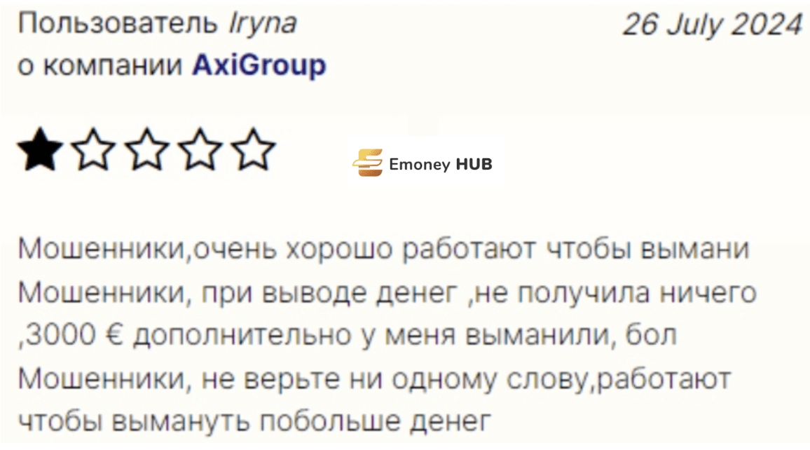 Axi Financial отзывы