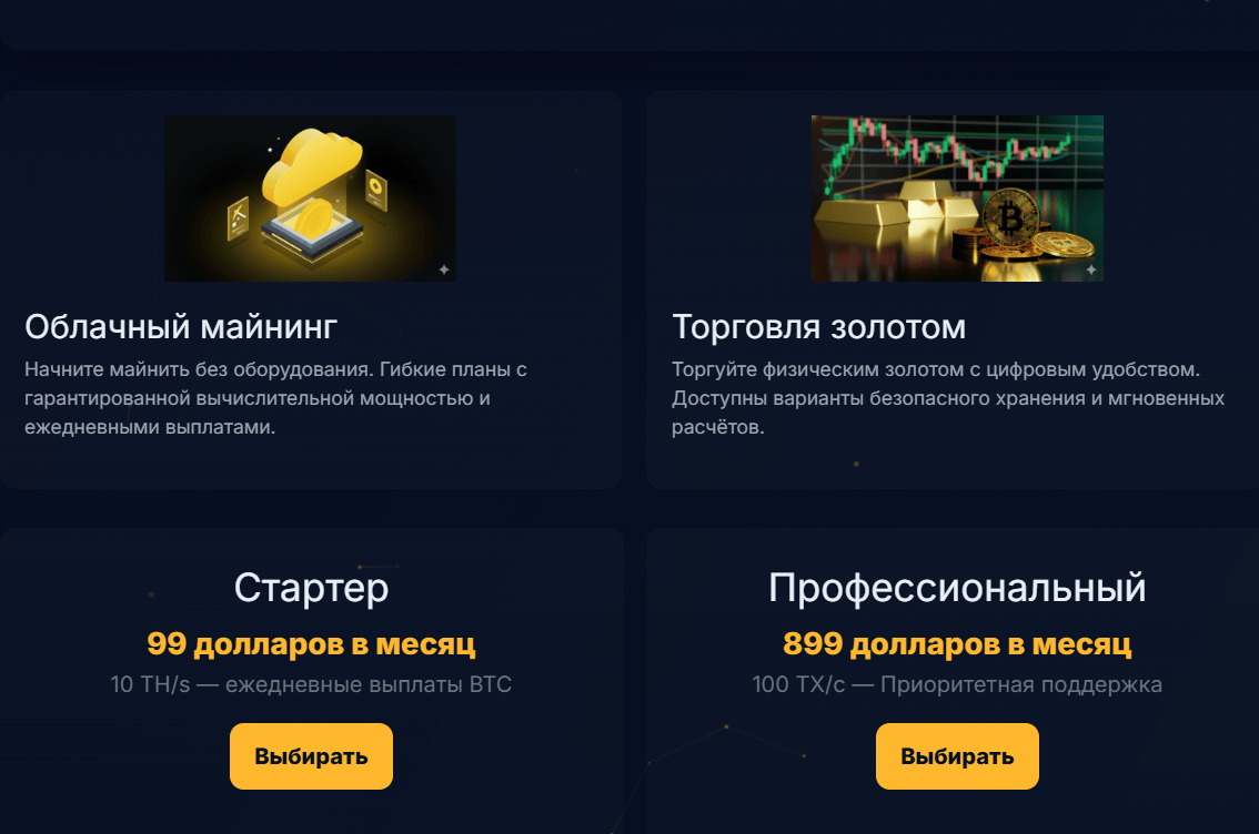 обзор на Gold Bitcoin