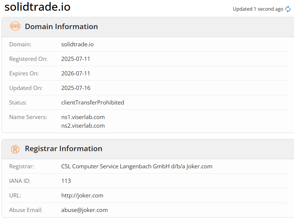 домен SolidTrade