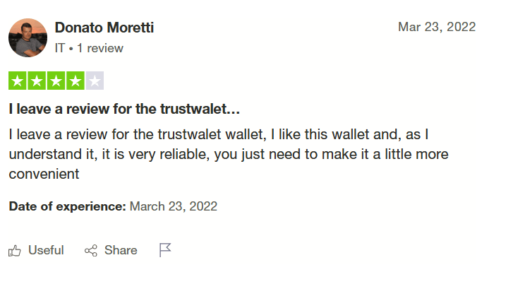 Trust Wallet отзывы