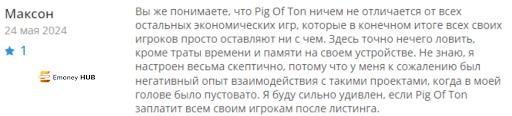 Ton of Pig отзыв