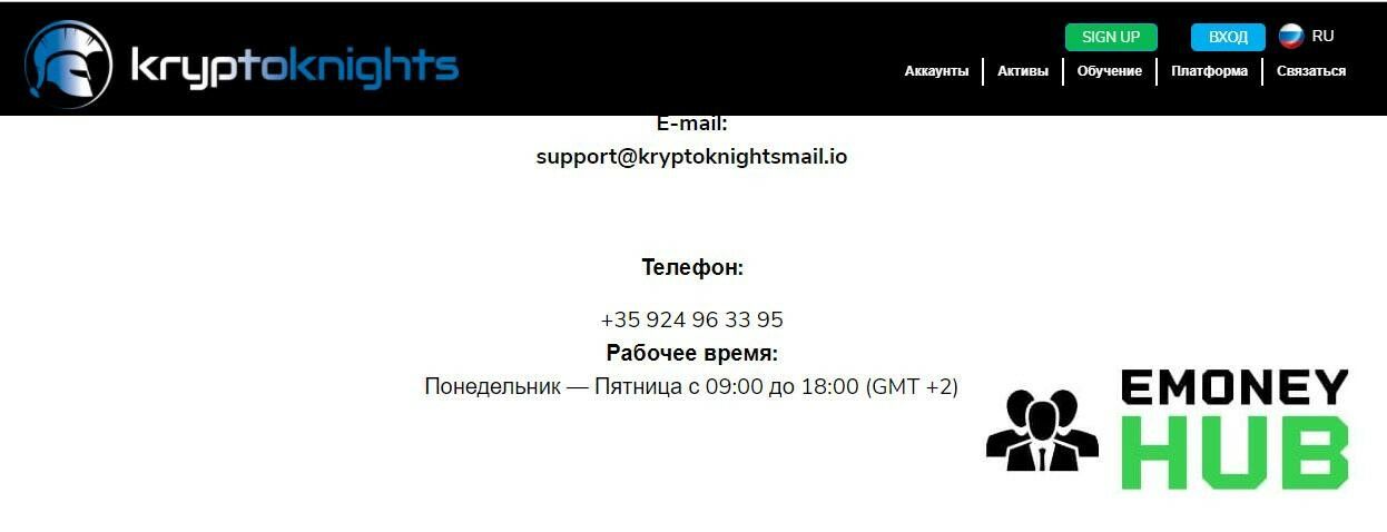 KryptoKnights контакты