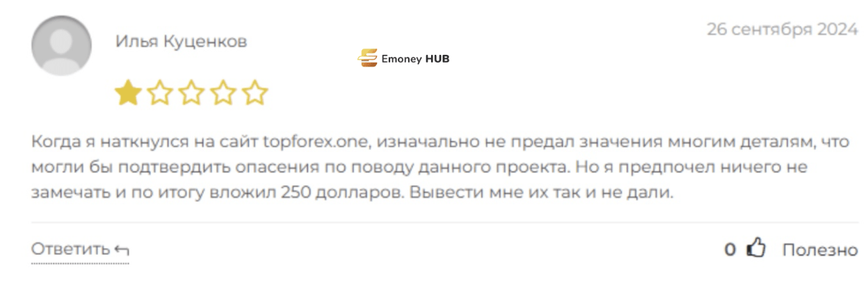 TopForex отзыв