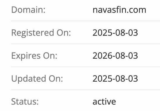 домен NavasFinance